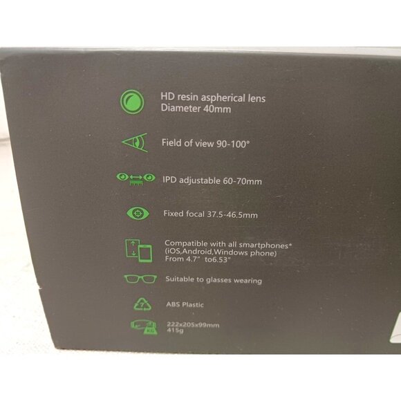 NWOT, VR Headset HD 3D Glasses, Compatible for 4.7-6 inch Smartphones - Picture 3 of 12